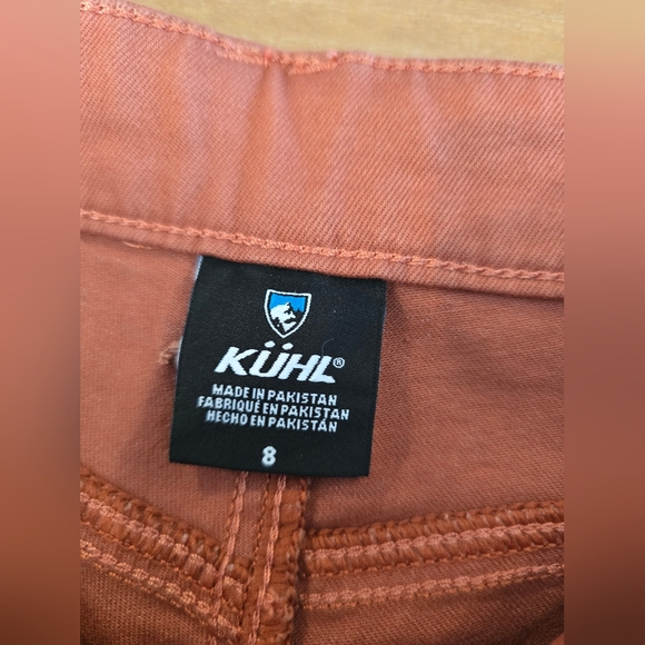 Kuhl Kontour Short 4 Inch In Tuscany Rust Size 8 Like New - Picture 7 of 7